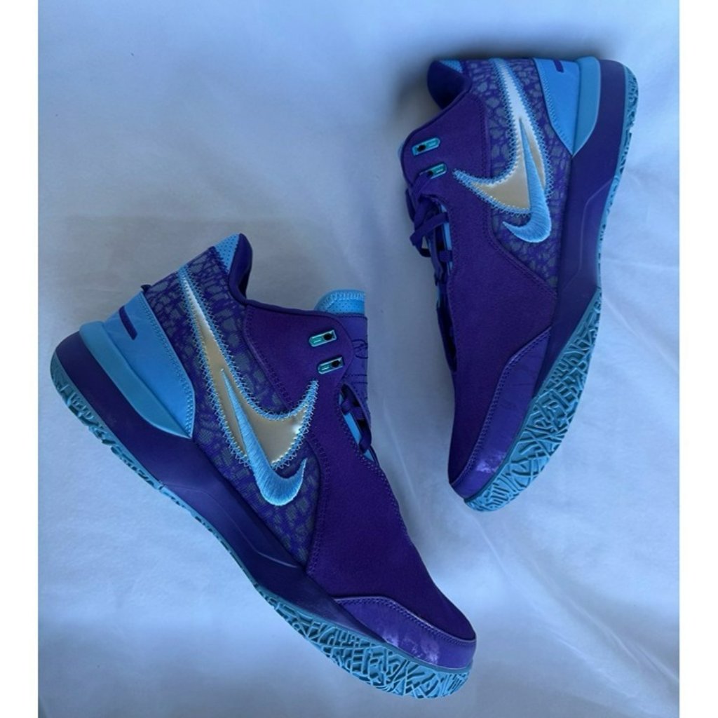 10.5 Men's Nike Zoom Lebron Nxxt Gen Ampd Purple Fj1566-500 Basketball